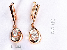 фото Серьги  fallon - (артикул - 18e07500-FF8575)