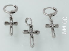 фото Комплект (серьги-подвеска ) - (артикул - ffks00400-ZZ1304)